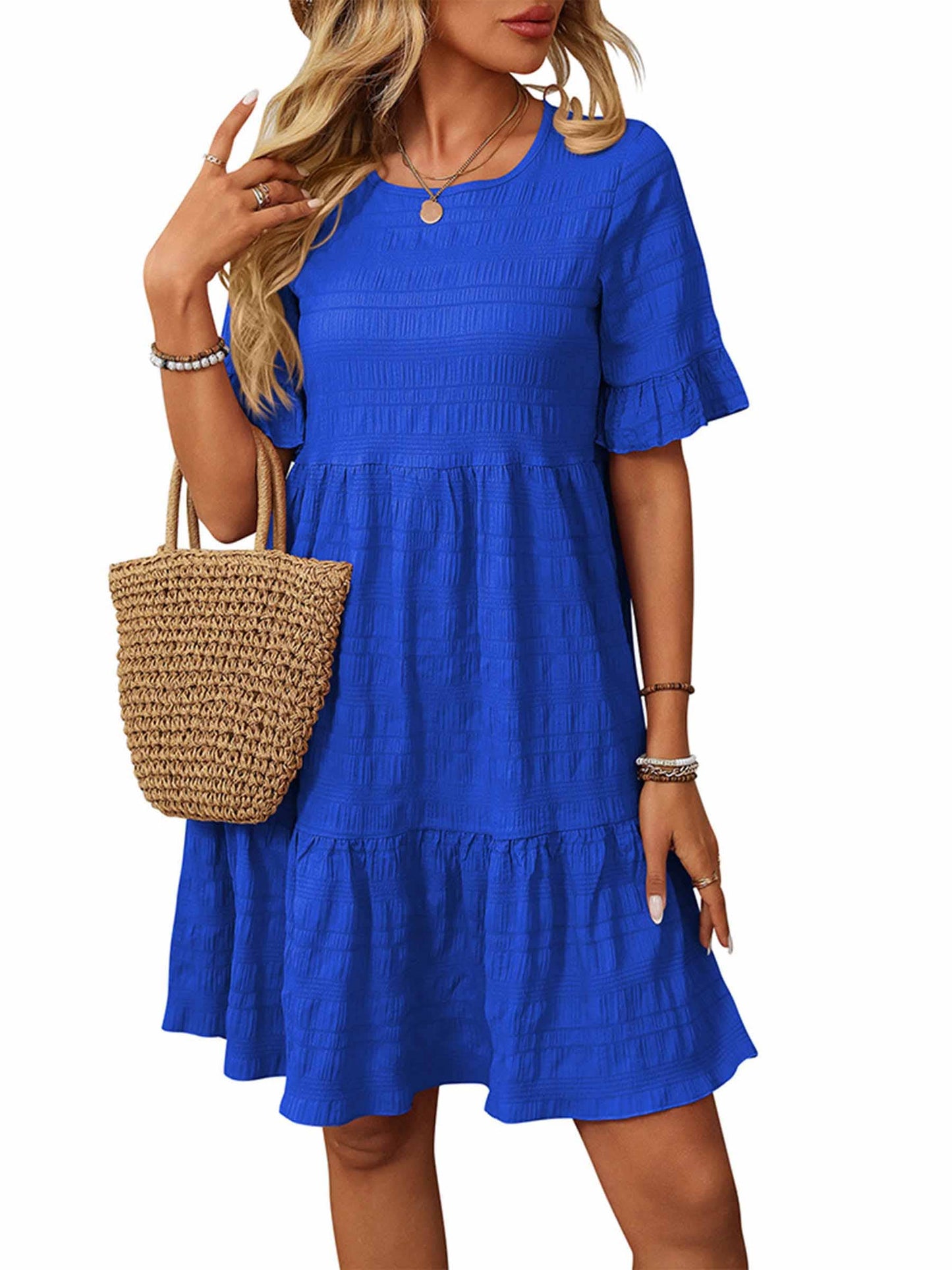 Casual Short Sleeved Dress