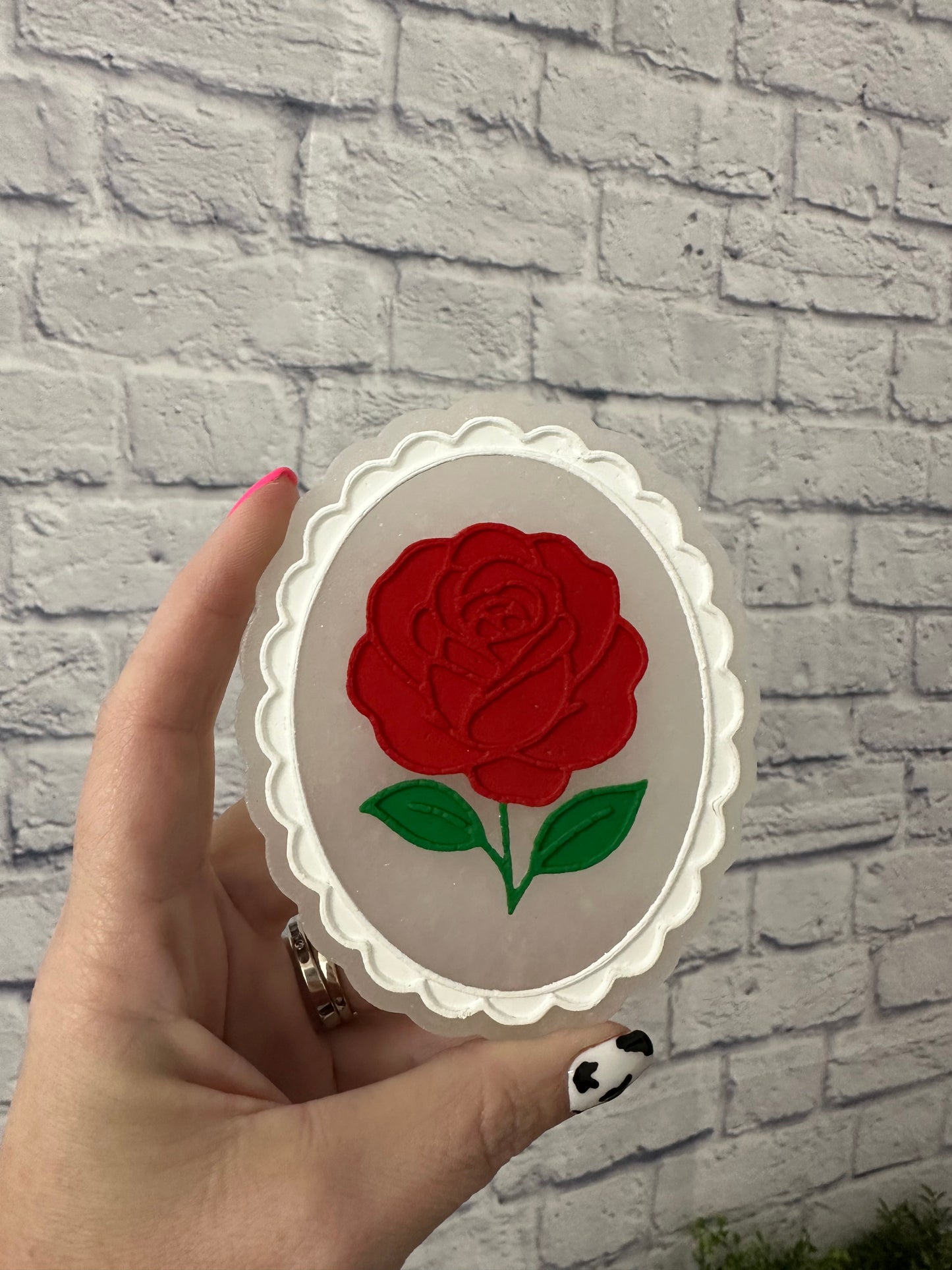 PRE-ORDER- Rose Frame Freshie