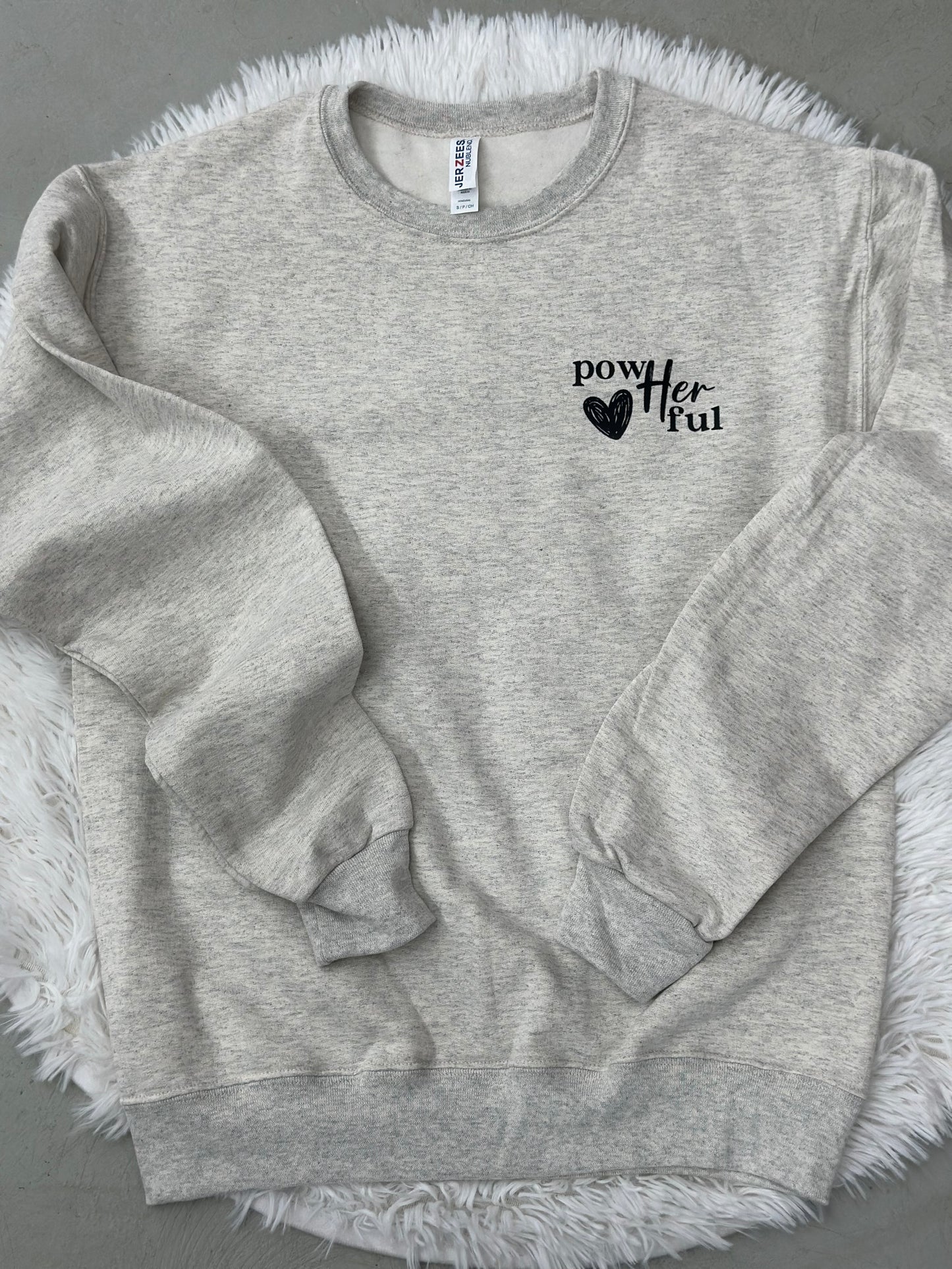 POW-HER-FUL  Crewneck Sweatshirt