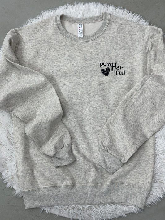 POW-HER-FUL Crewneck Sweatshirt