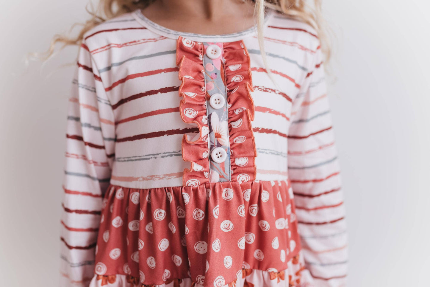 Girls Tiered Ruffle Legging Set