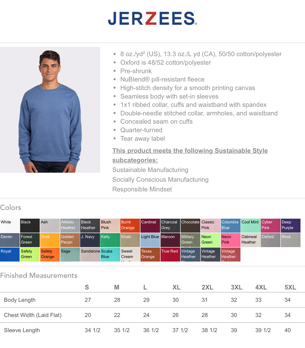PRE- ORDER: EMBROIDERED Team/School Crewneck Sweatshirt