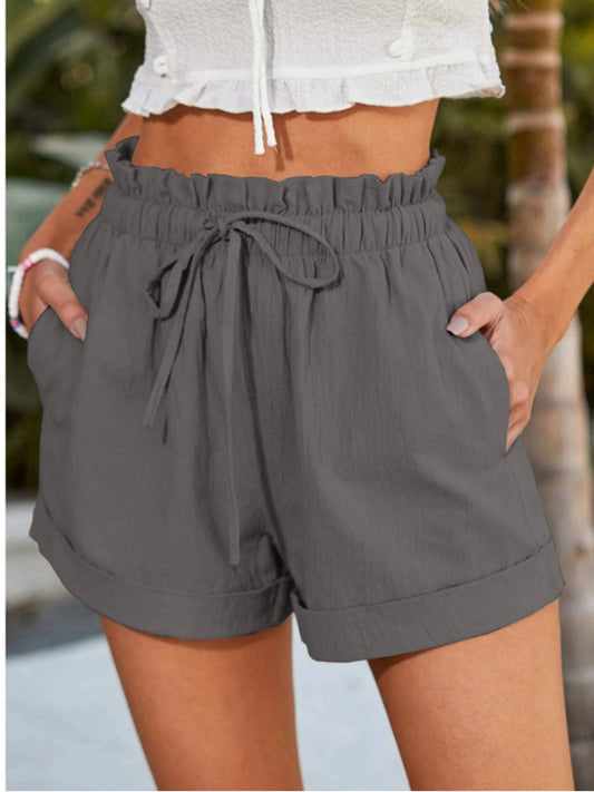 Solid Color Loose Casual Fashion Shorts