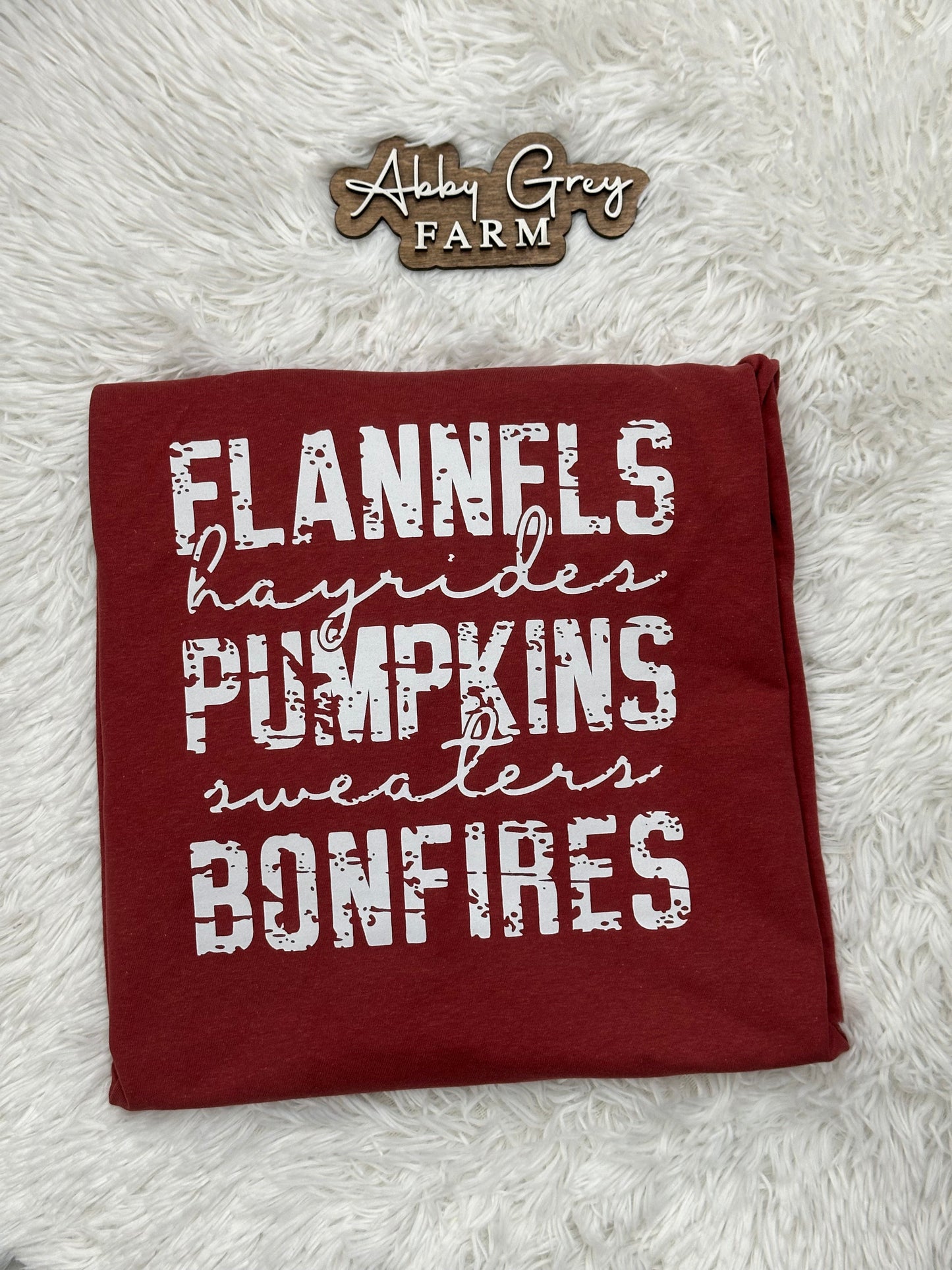 Flannels hayrides pumpkins… Graphic Tee