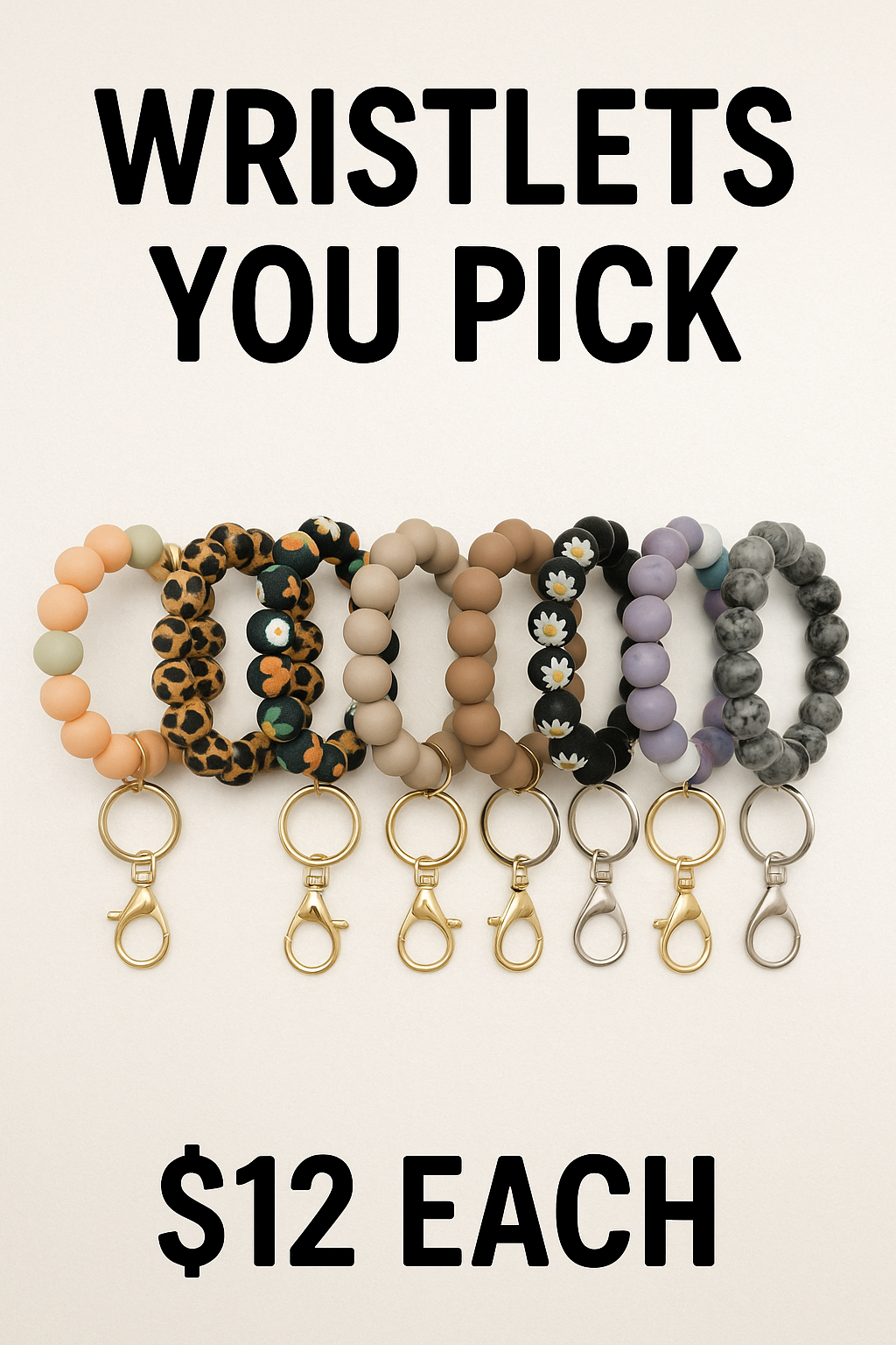Keychain Wristlets- You Pick