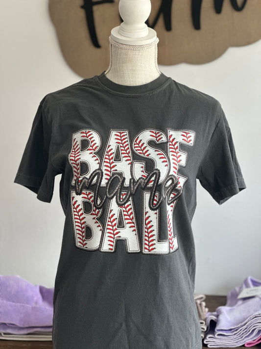 Baseball Mama… Comfort Colors - Garment-Dyed Heavyweight T-Shirt