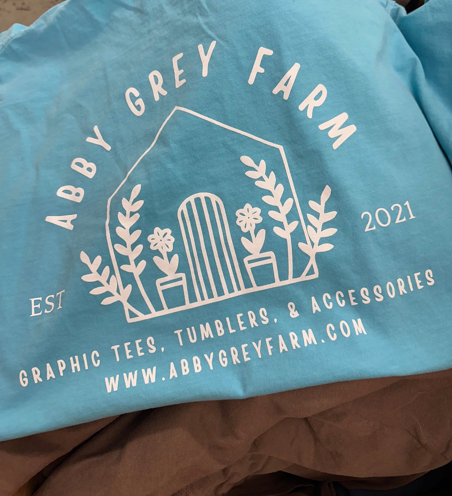 Abby Grey Farm Brand… Comfort Colors - Garment-Dyed Heavyweight T-Shirt