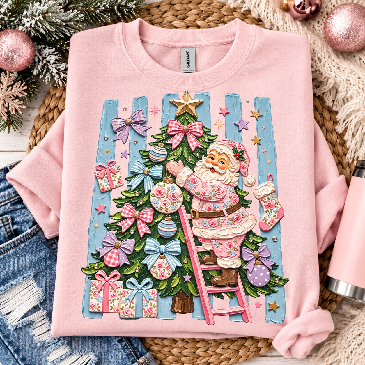 PRE ORDER: SANTA LADDER… Crewneck Sweatshirt