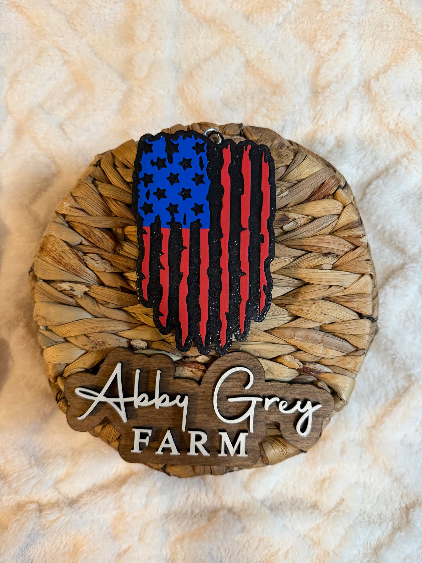 PRE-ORDER- American Flag Freshie