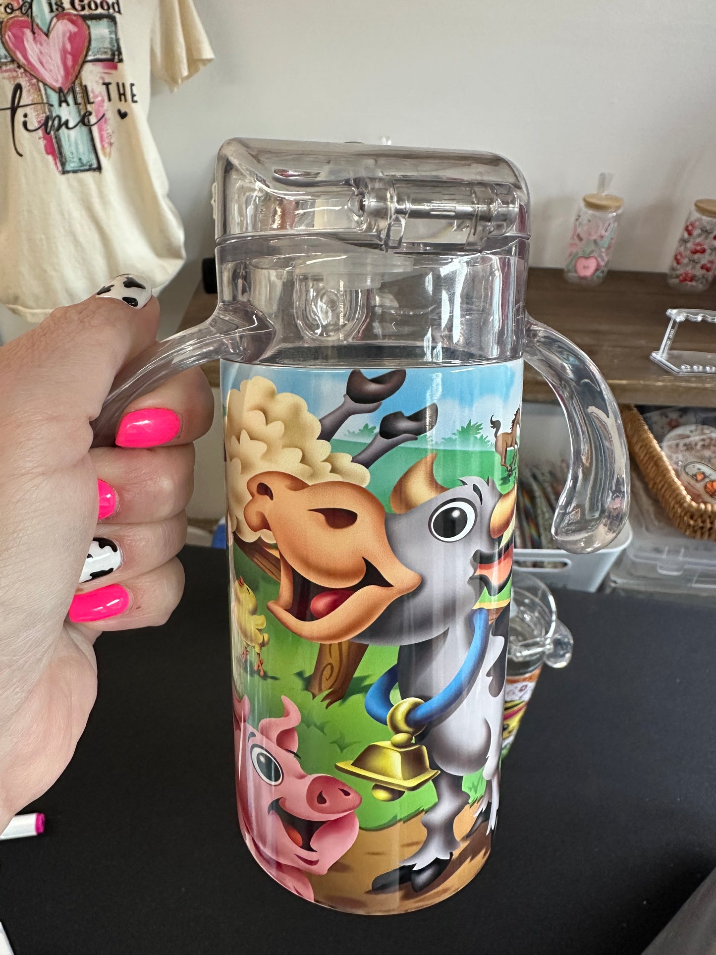 12 Oz. Sippy Cup- You Pick