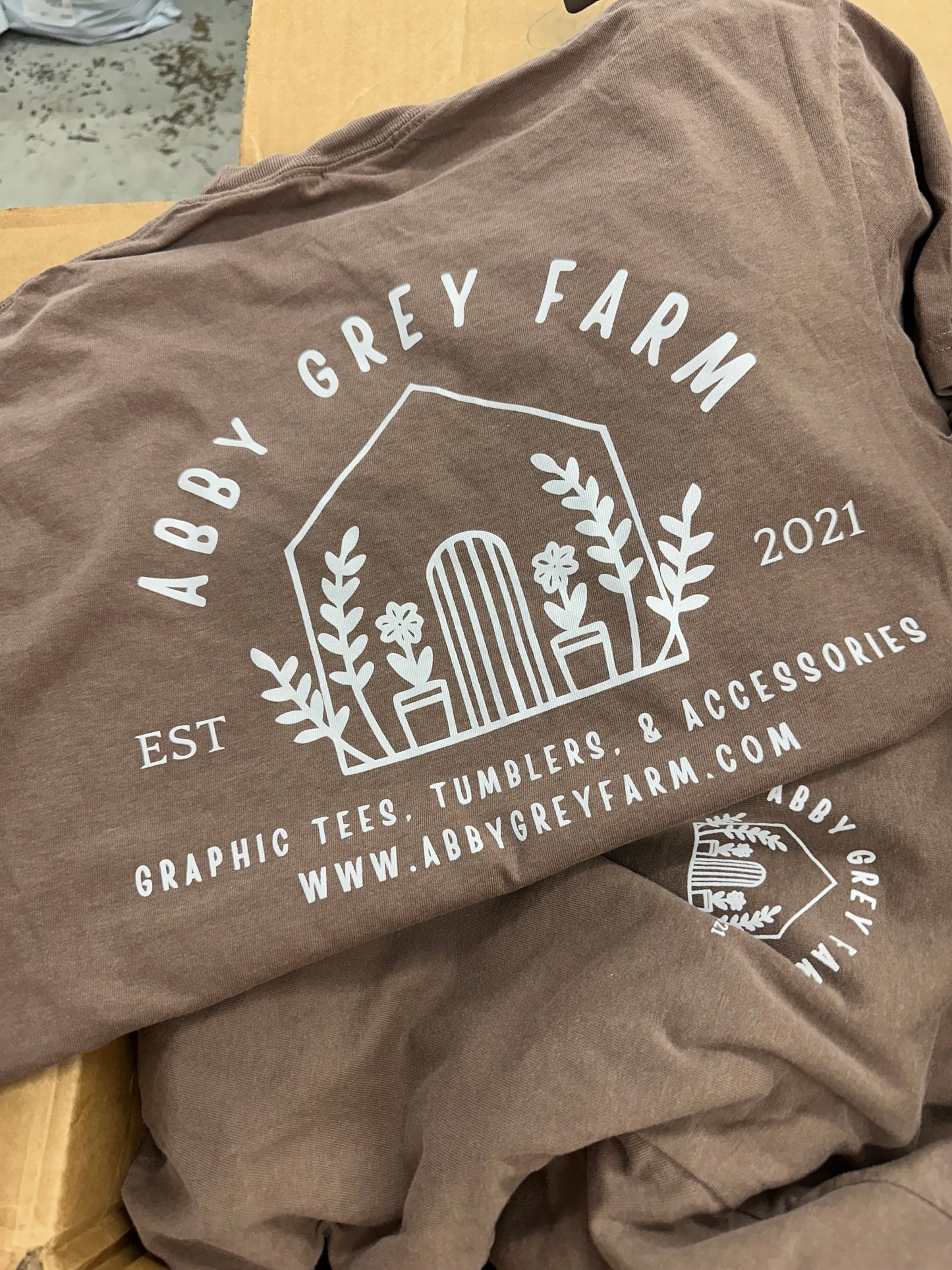 Abby Grey Farm Brand… Comfort Colors - Garment-Dyed Heavyweight T-Shirt