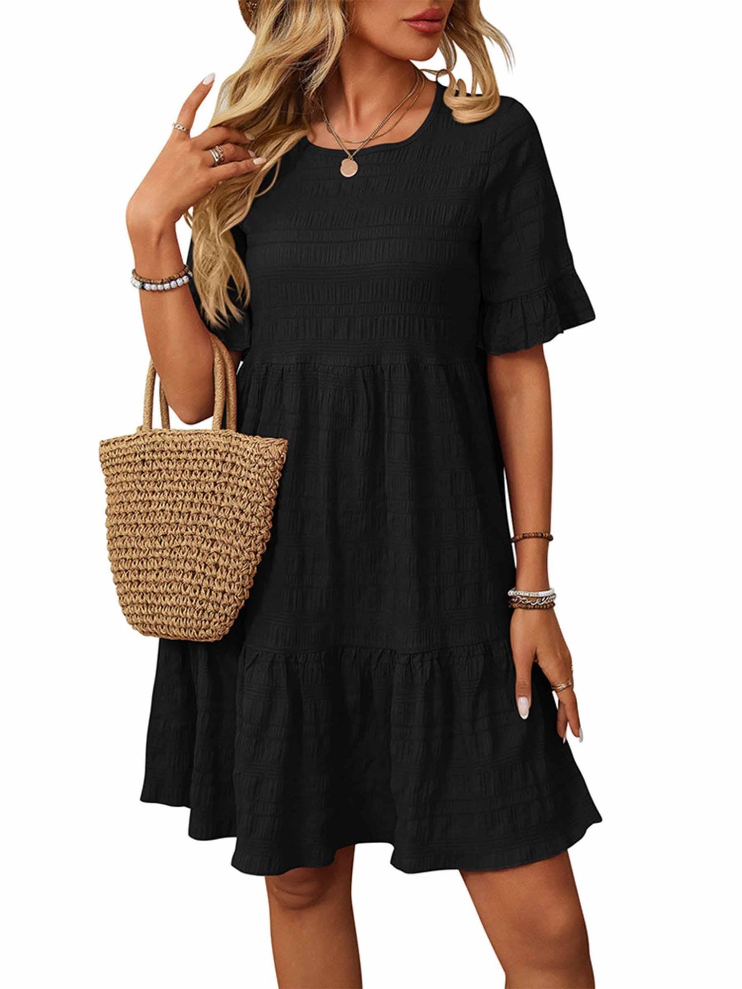 Casual Short Sleeved Dress