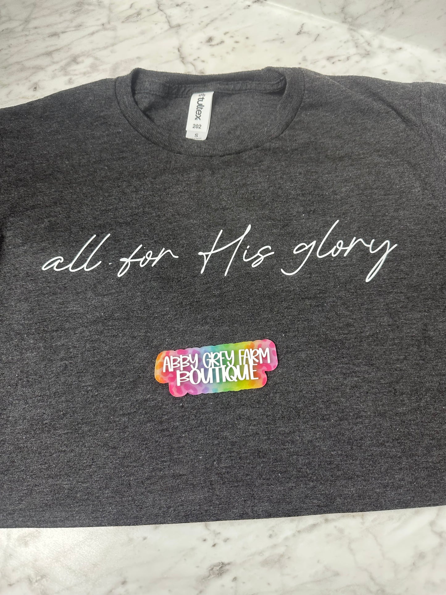 All for his glory Graphic Tee
