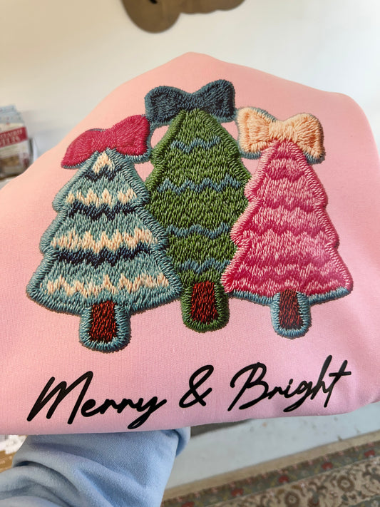 Merry & Bright Crewneck Sweatshirt