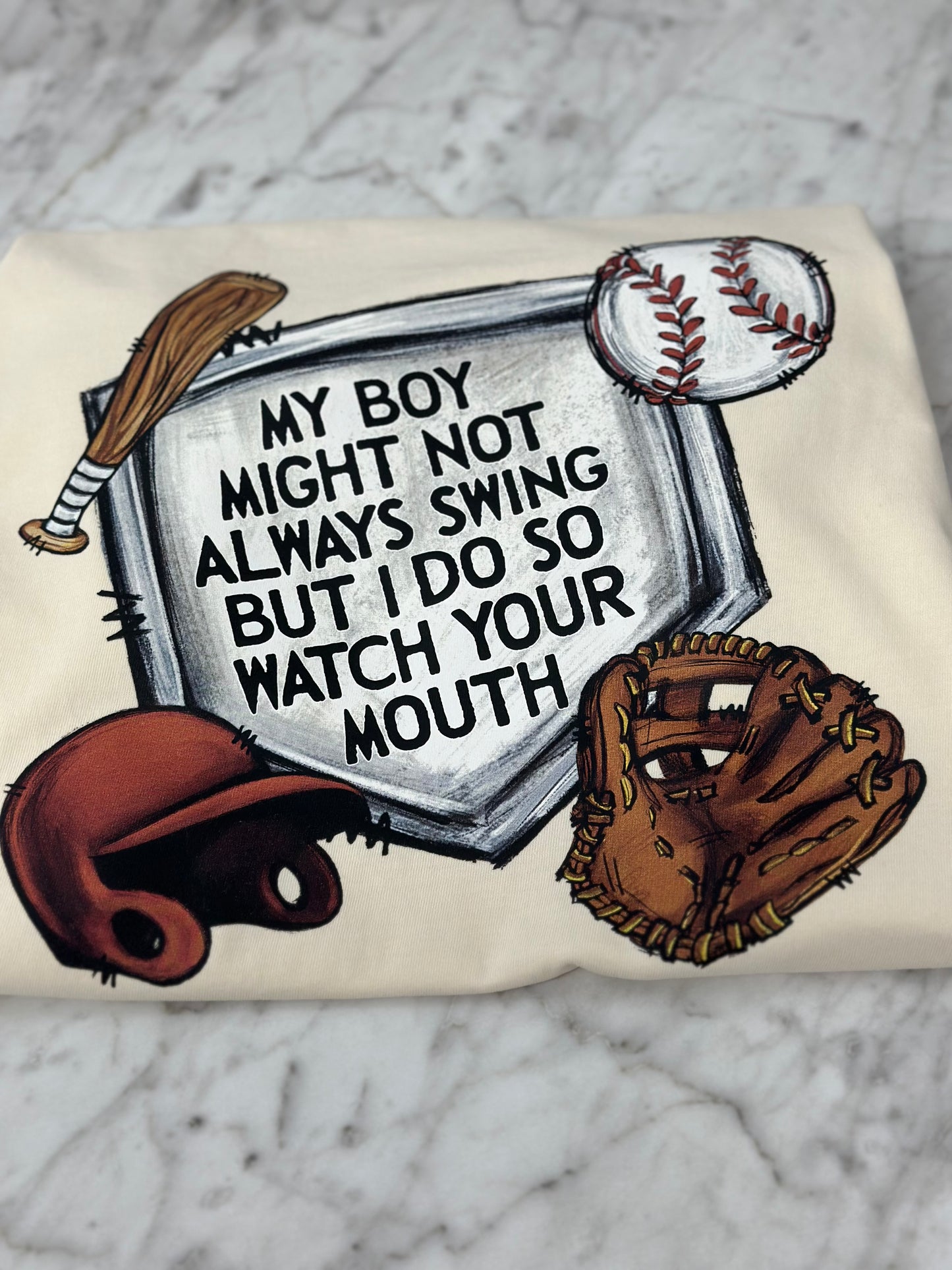 PRE-ORDER My boy/girl swing but I do: COMFORT COLORS- Garment-Dyed Heavyweight T-Shirt