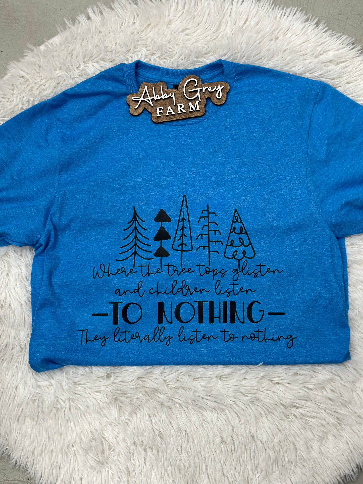 Children listen to Nothing Graphic Tee