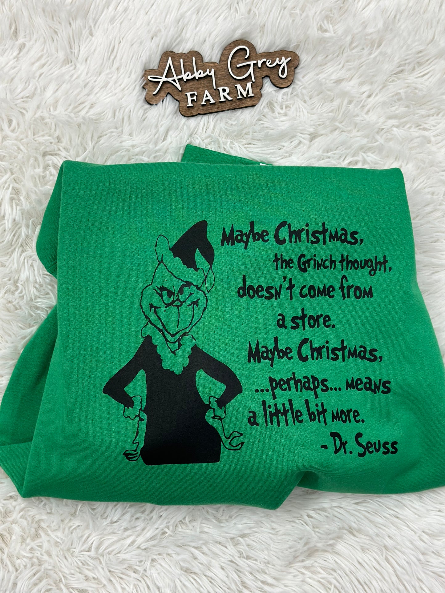 Maybe Christmas means a little bit more… Crewneck Sweatshirt