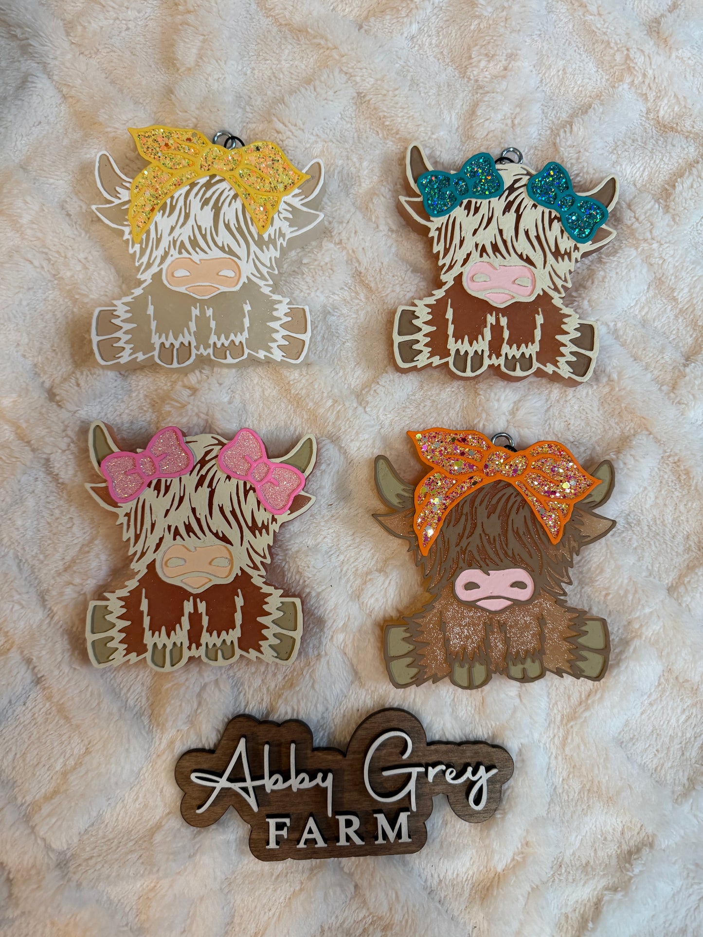 PRE-ORDER- Highland Cow Freshie