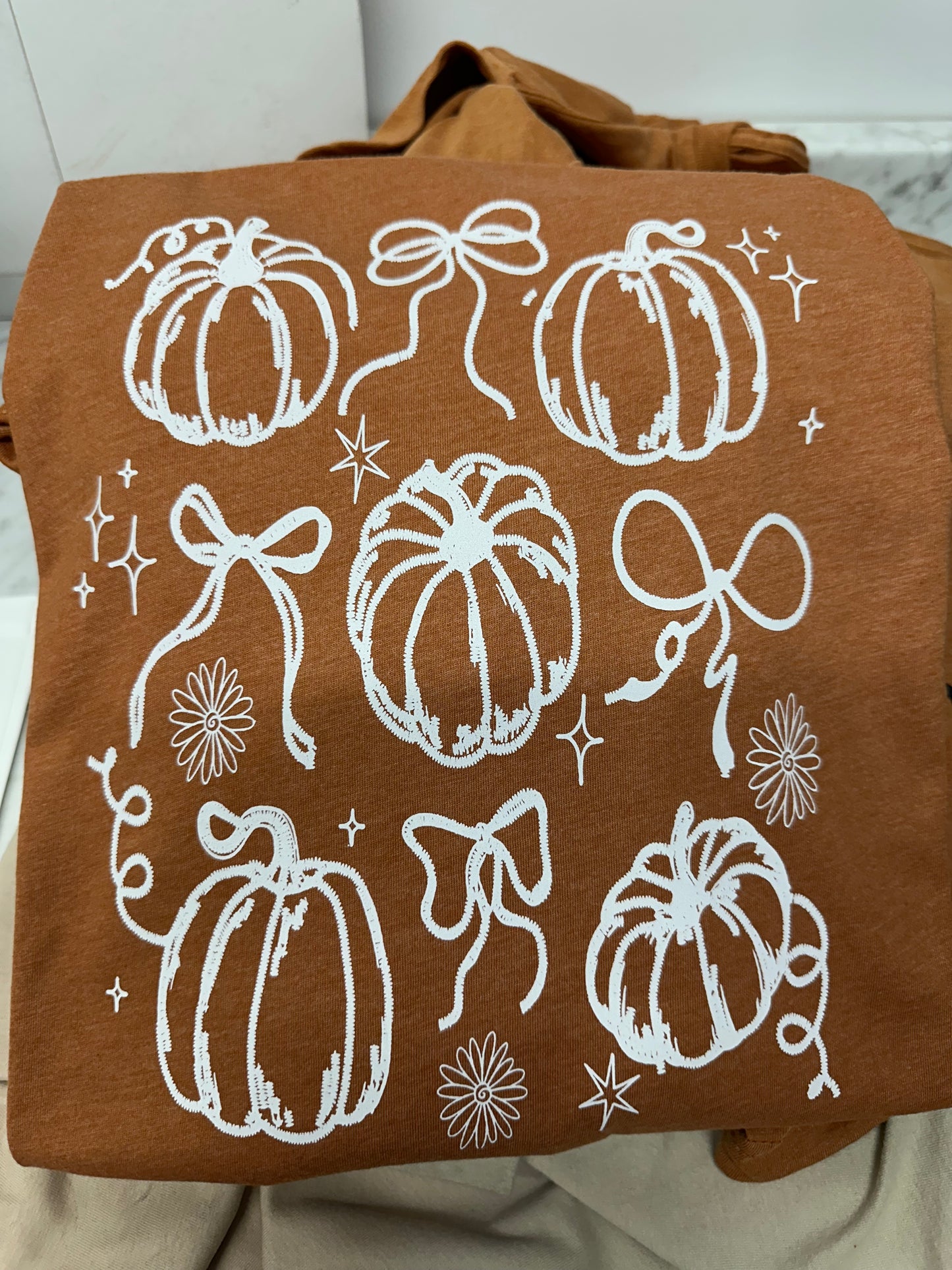 Pumpkins & Bows Graphic Tee