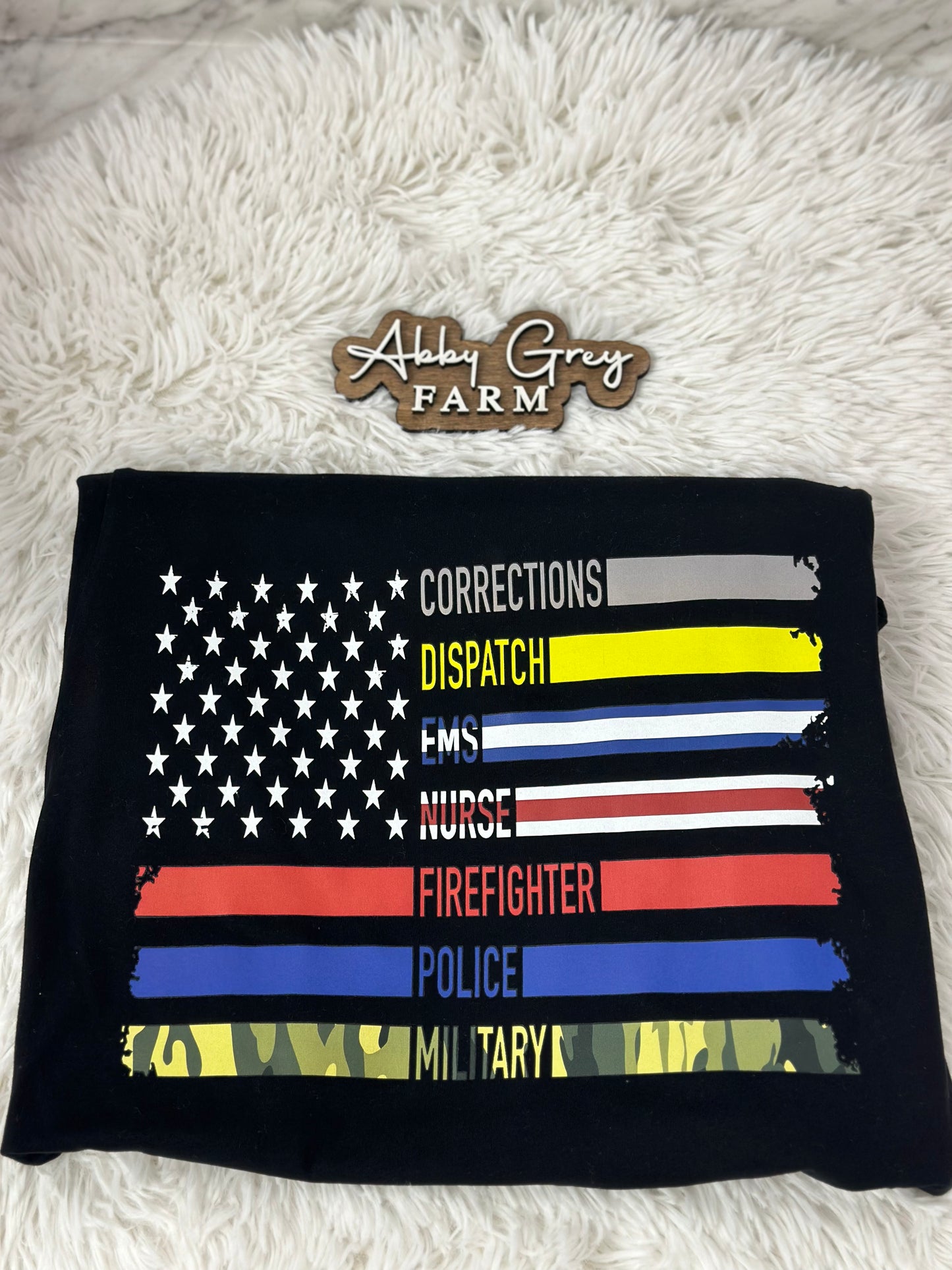 First Responders Long Sleeve Bella Canvas Tee