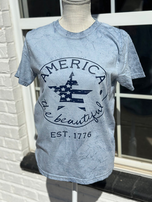 AMERICA the beautiful …Comfort Colors - Colorblast Heavyweight T-Shirt