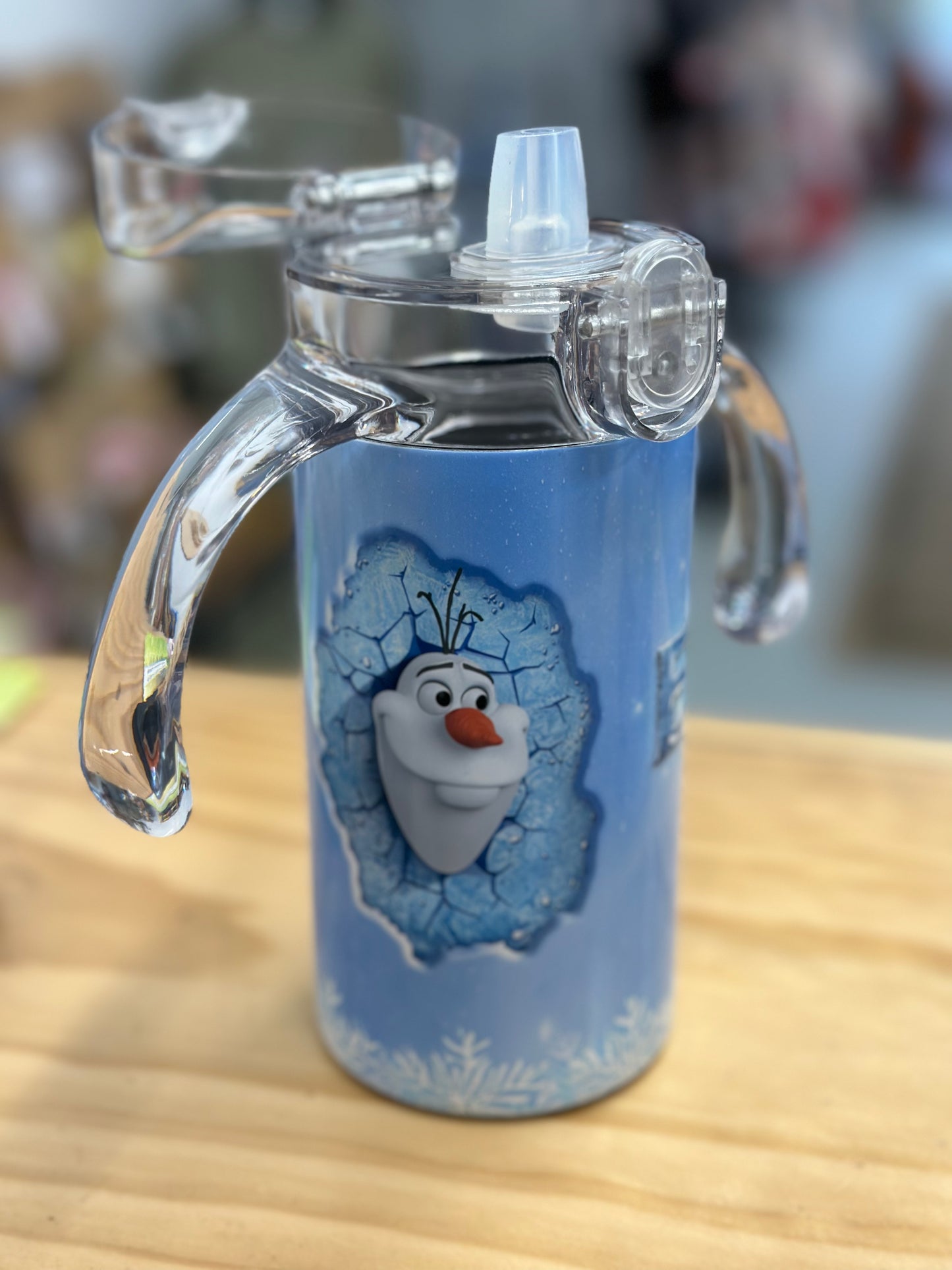 12 Oz. Sippy Cup Ice Princess/Snowman