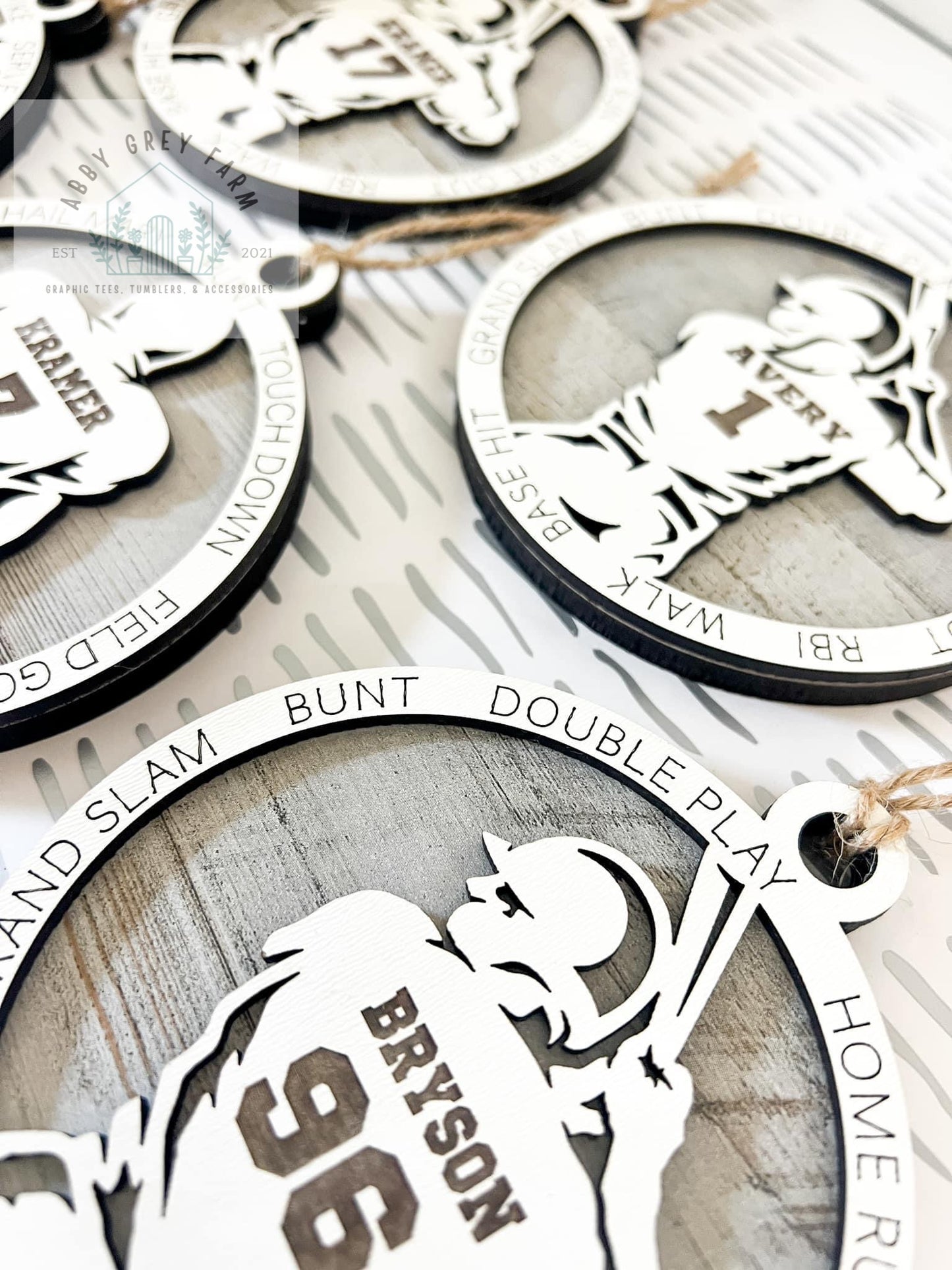 Sport Personalized Engraved Ornament
