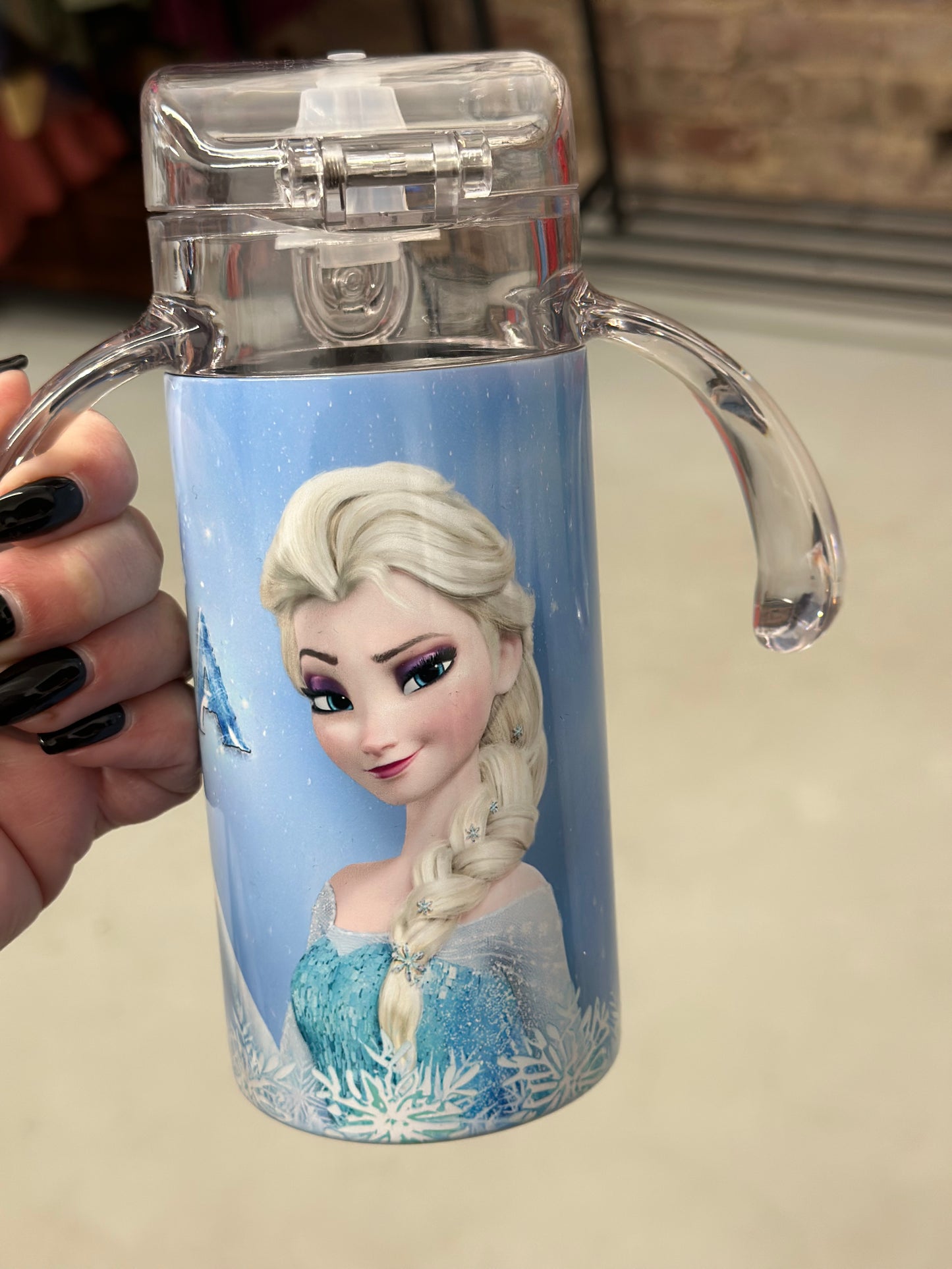 12 Oz. Sippy Cup Ice Princess/Snowman