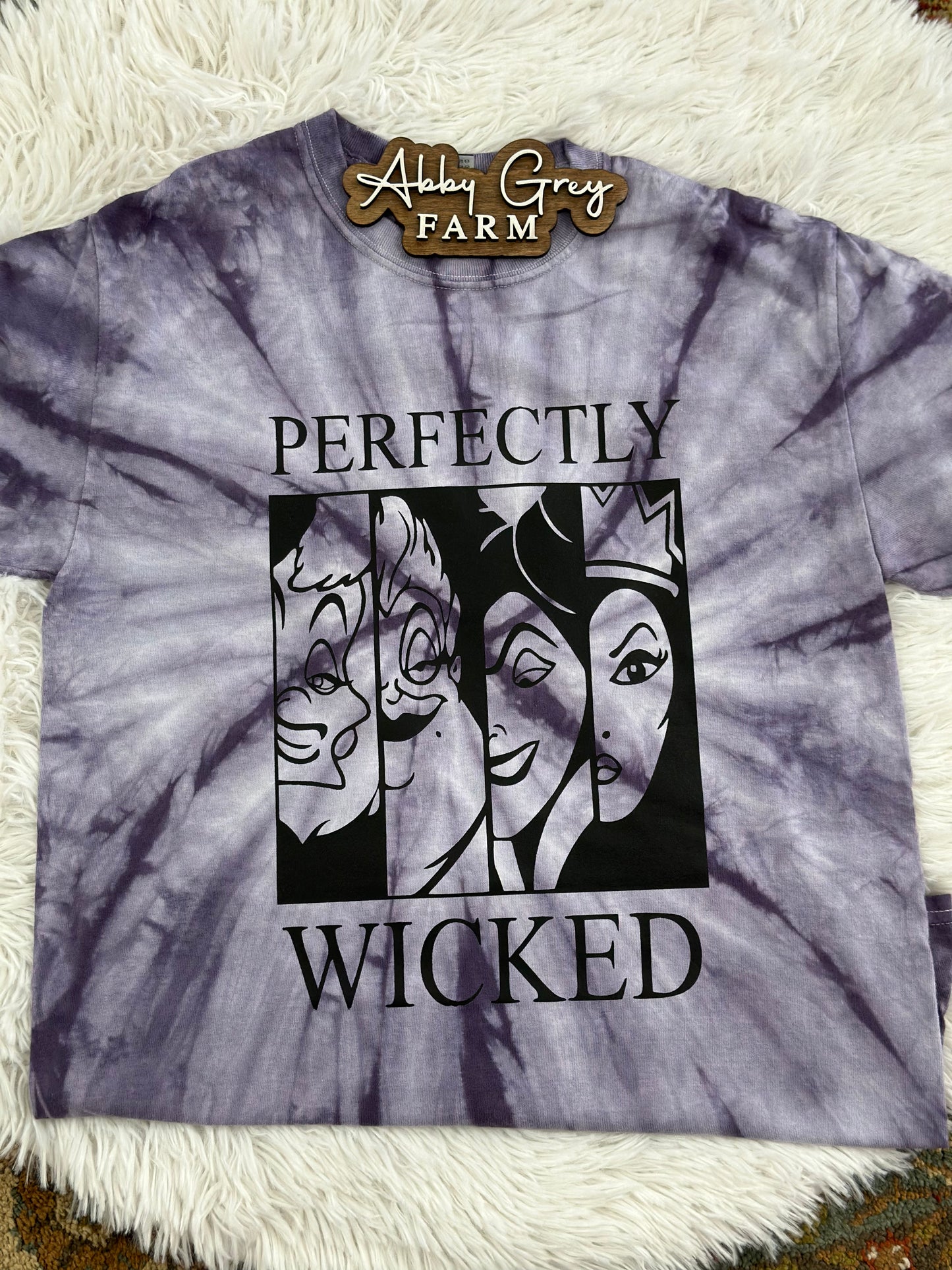 Perfectly Wicked Villians Tie Dye Tee