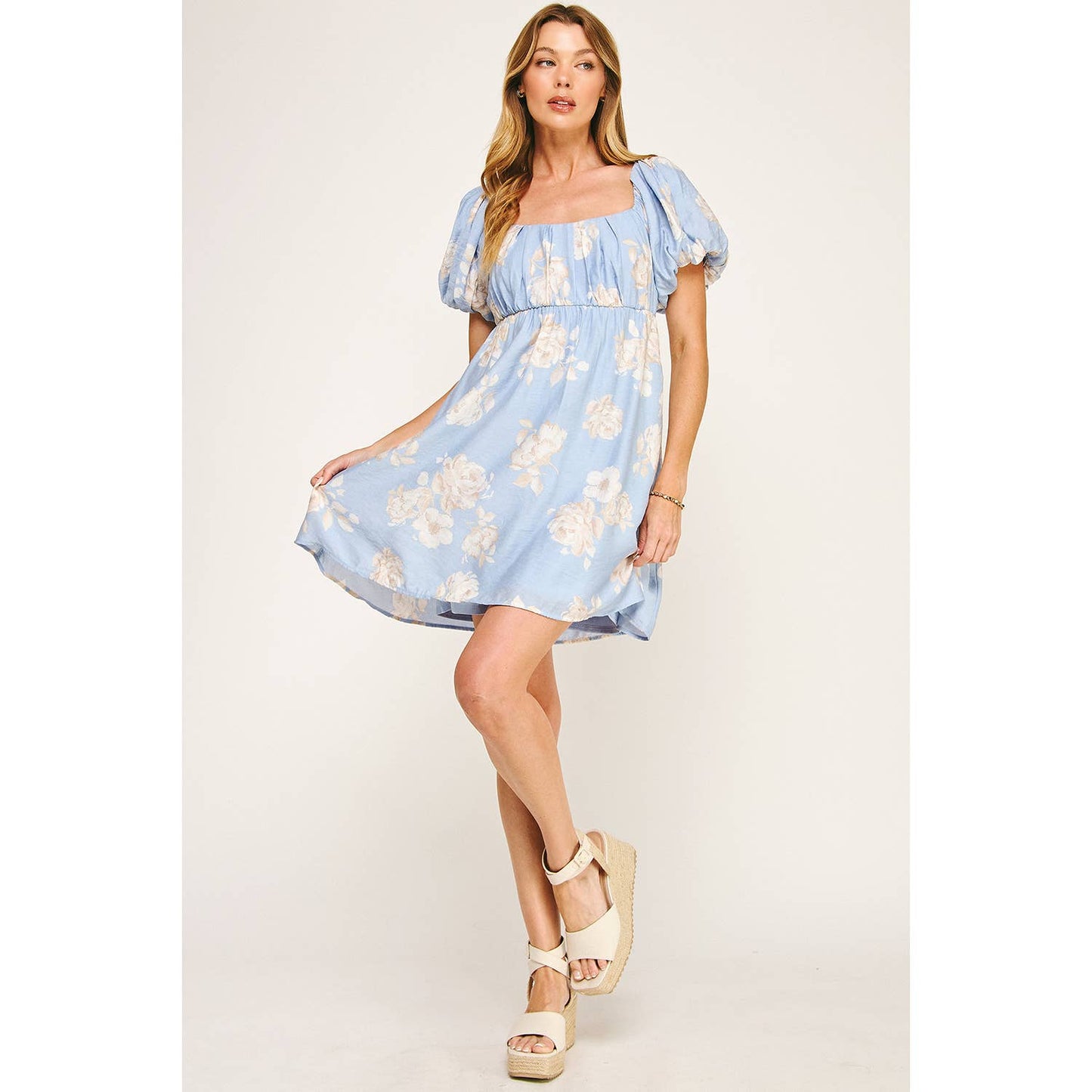 BABY BLUE SWEET MIDORI GARDEN DRESS