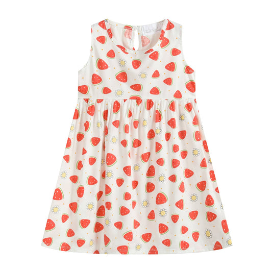 Watermelon Sleeveless Dress