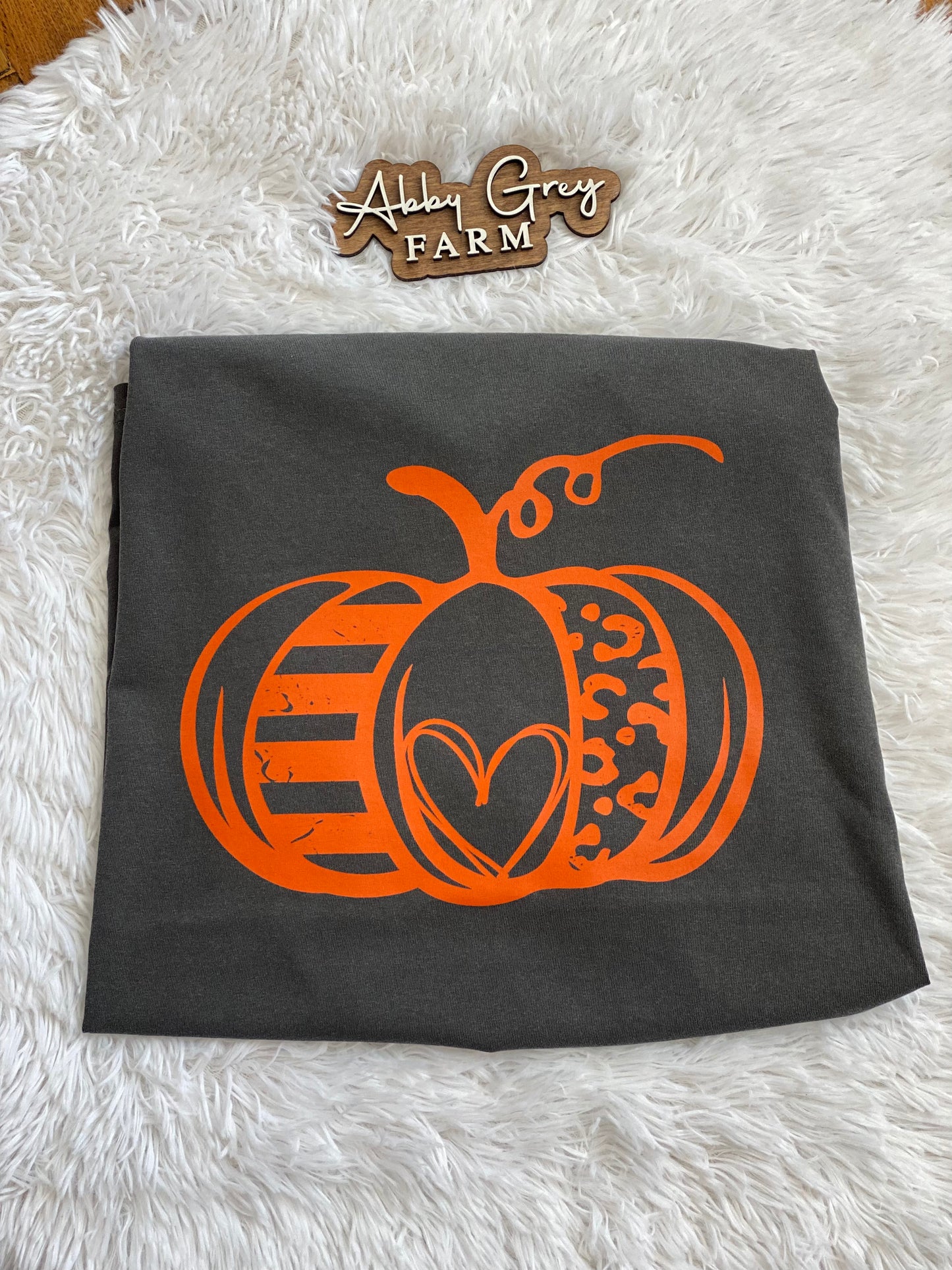Pumpkin heart … Comfort Colors - Garment-Dyed Heavyweight T-Shirt