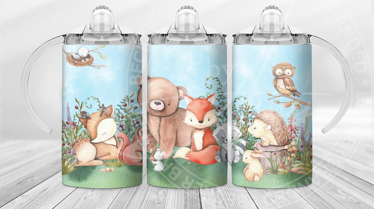 12 Oz. Sippy Cup Woodland Animals