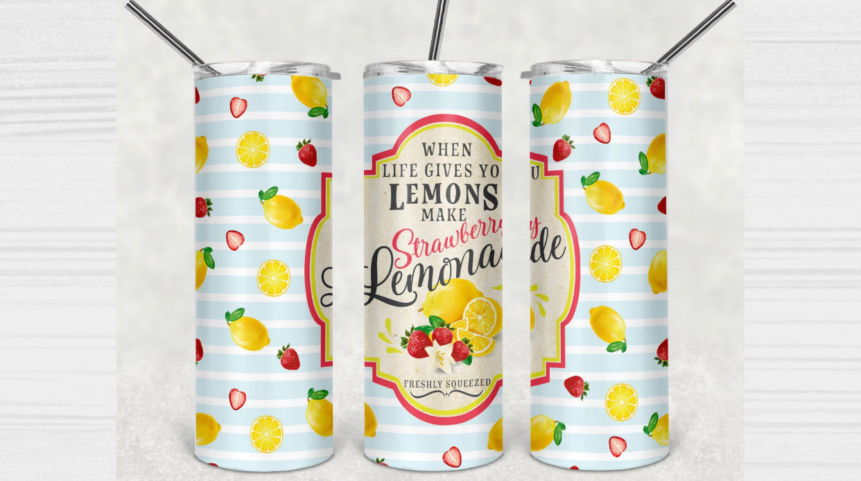 20oz. Strawberry Lemonade Tumbler