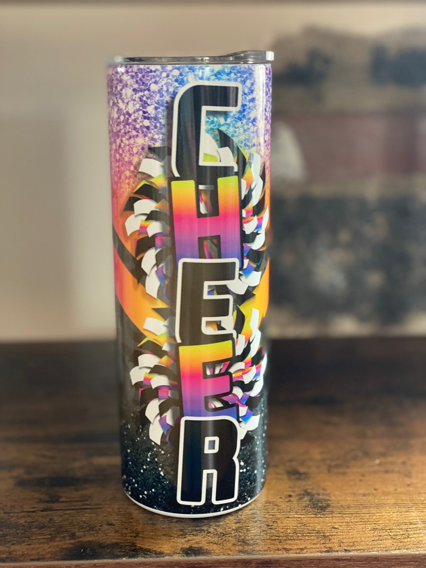 20oz. Tumbler Cheer Design
