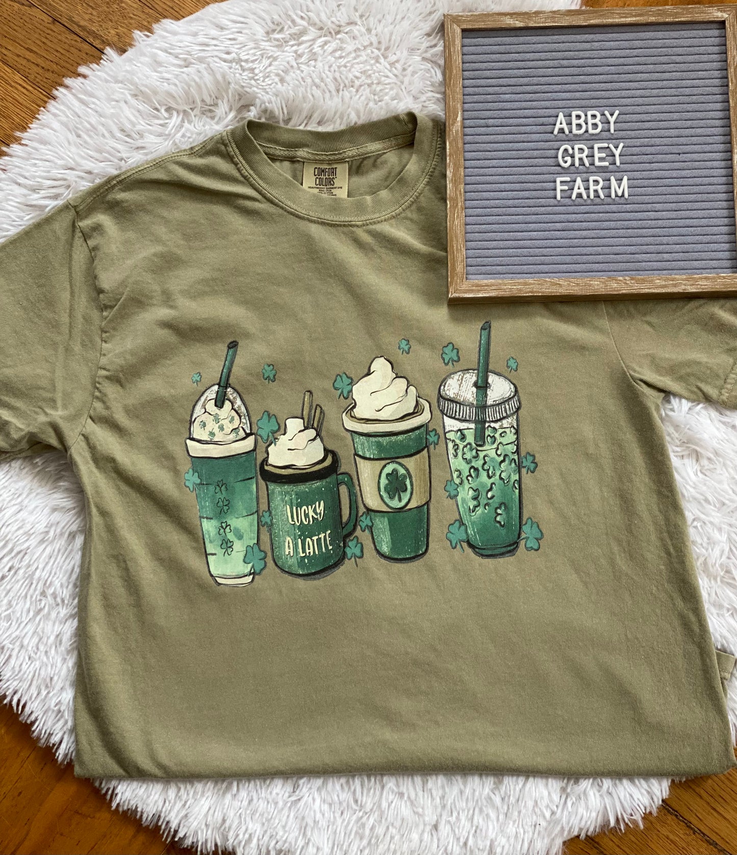 St. Patrick’s Day Coffee..Comfort Colors - Garment-Dyed Heavyweight T-Shirt
