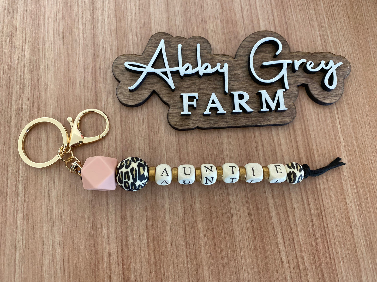 Beaded Keychain (Mama, Nana, Mrs, Auntie)