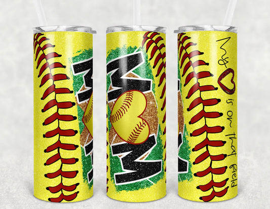 20oz. Tumbler Softball Mom