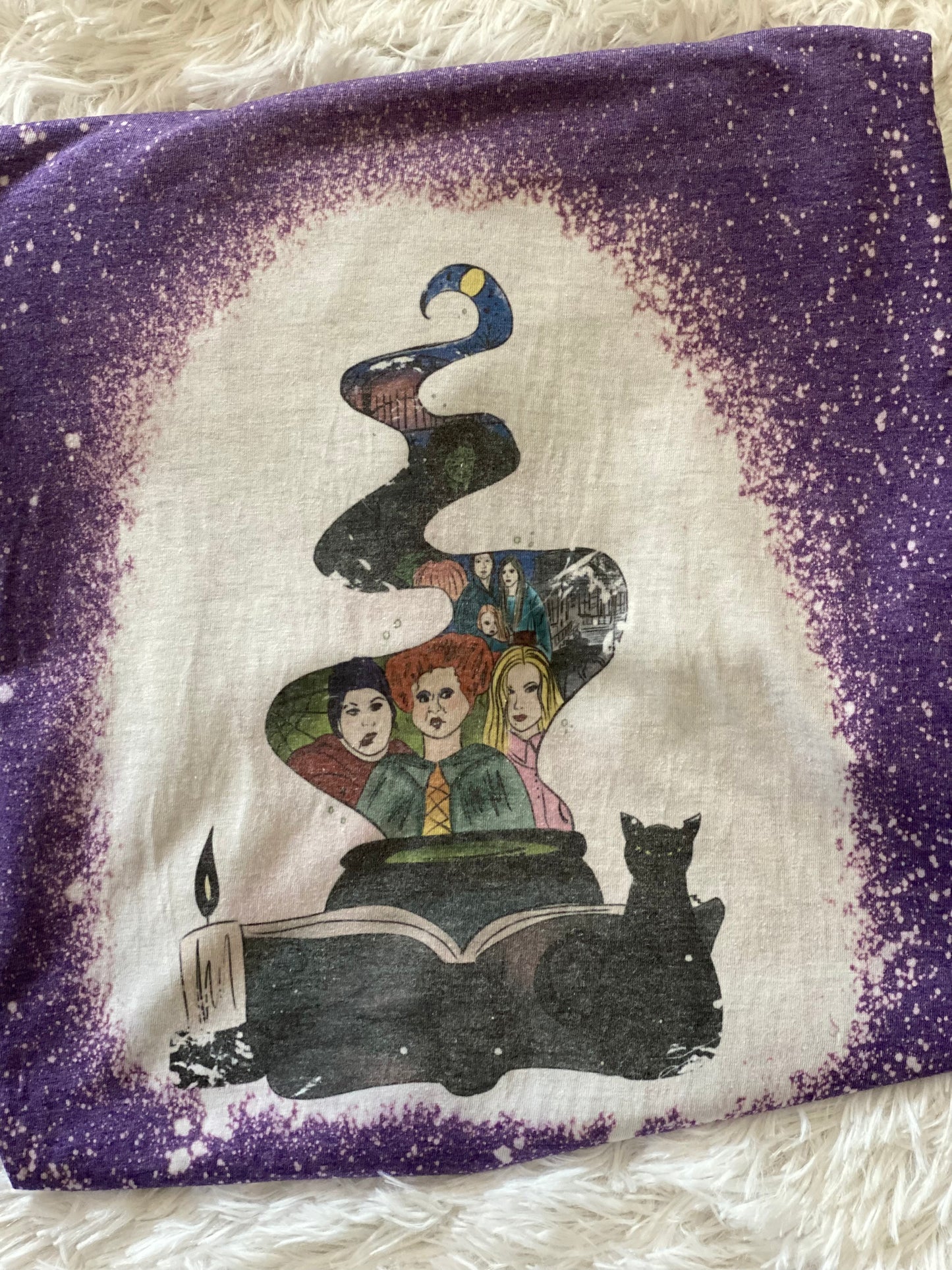 Bleached Tee- witches brew