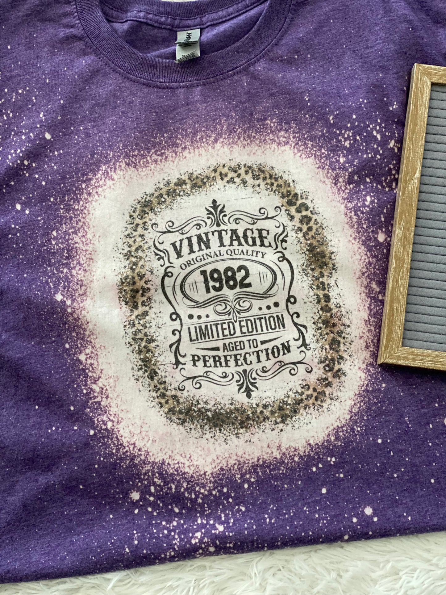 Bleached Tee- Vintage 1982