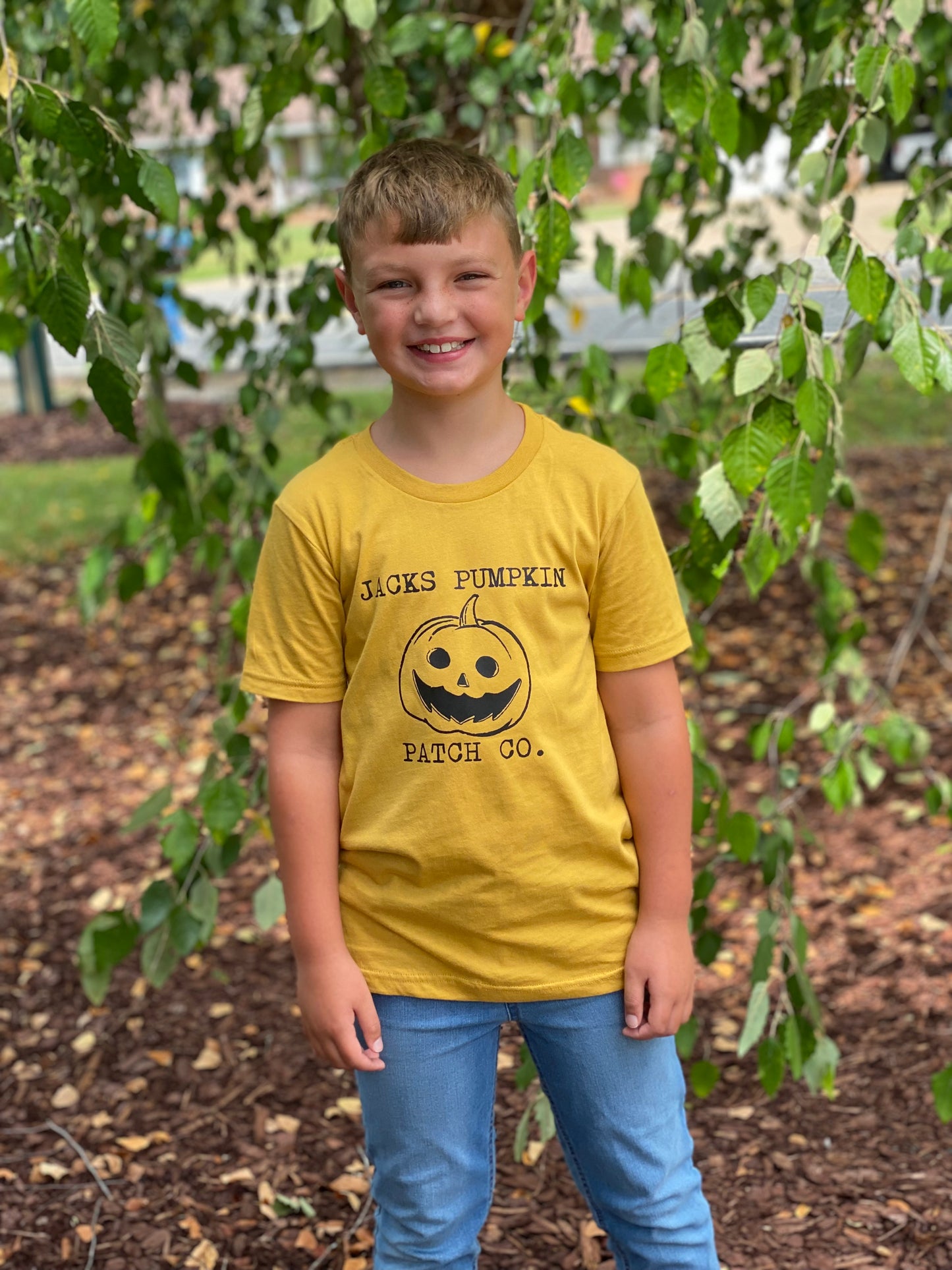 Youth- Jacks Pumpkin Patch Co Graphic Tee