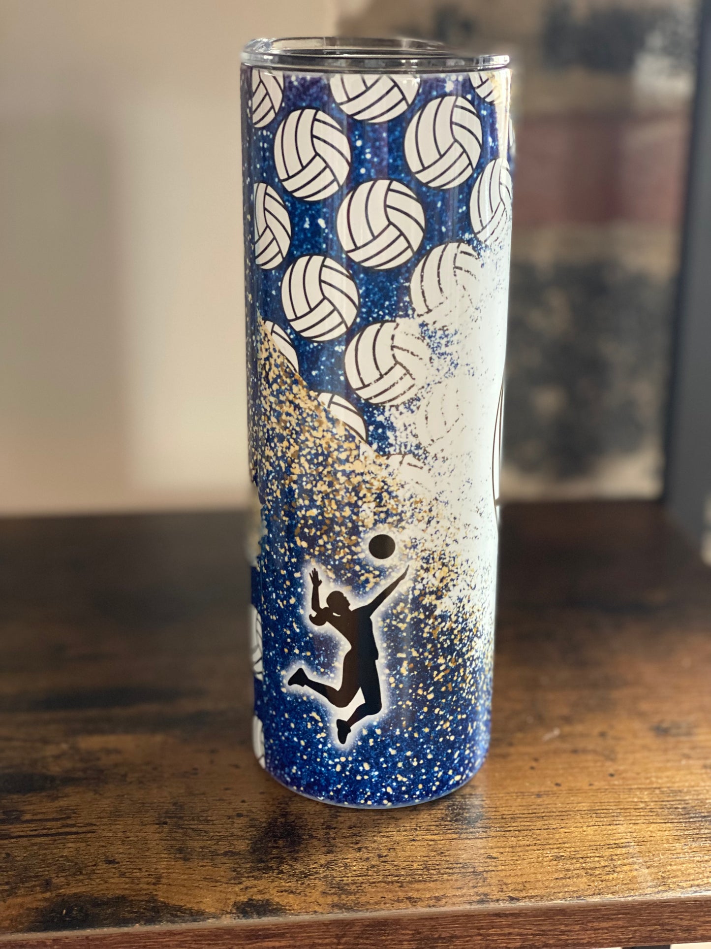 20oz. Tumbler Volleyball Design