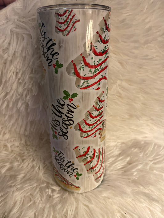 20oz. Tumbler Christmas Tree Cakes