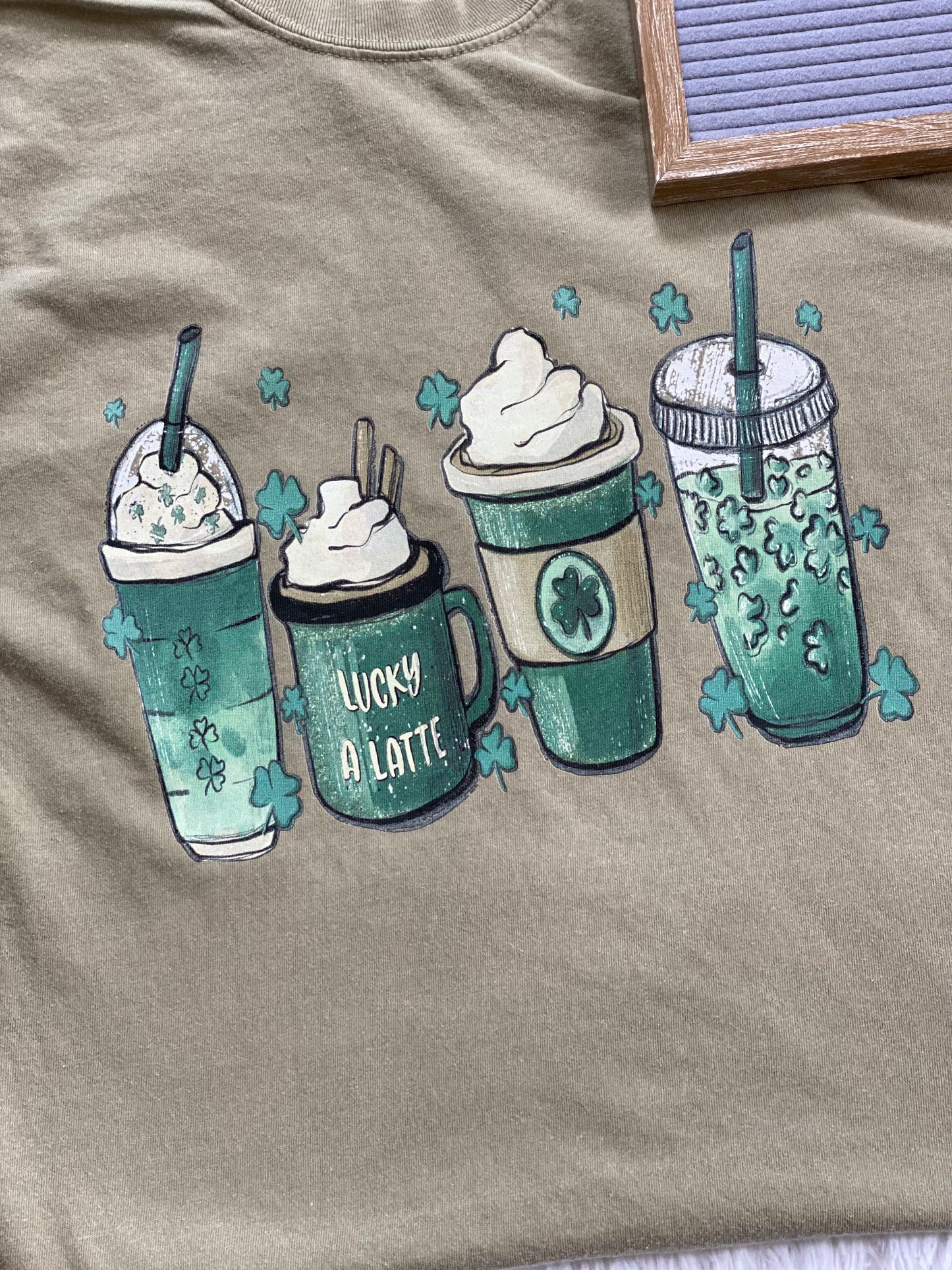 St. Patrick’s Day Coffee..Comfort Colors - Garment-Dyed Heavyweight T-Shirt