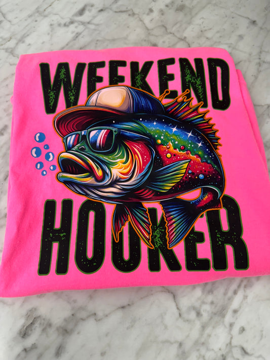 PRE-ORDER Weekend Hooker Graphic Tee ..Comfort Colors - Garment-Dyed Heavyweight T-Shirt