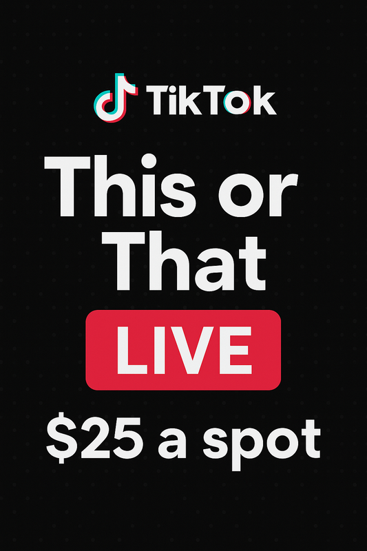 This or That~ LIVE PICK