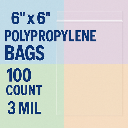 6”x6” Poly Bags - 100ct.