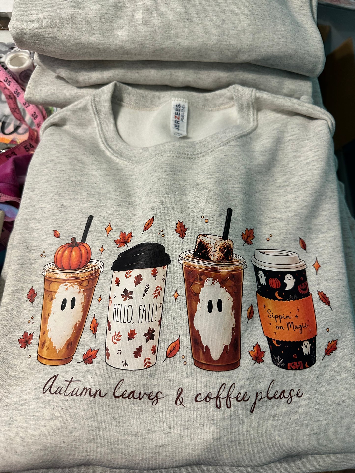 Halloween Drinks Crewneck Sweatshirt
