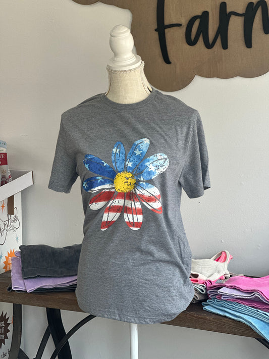 Flower Flag Graphic Tee