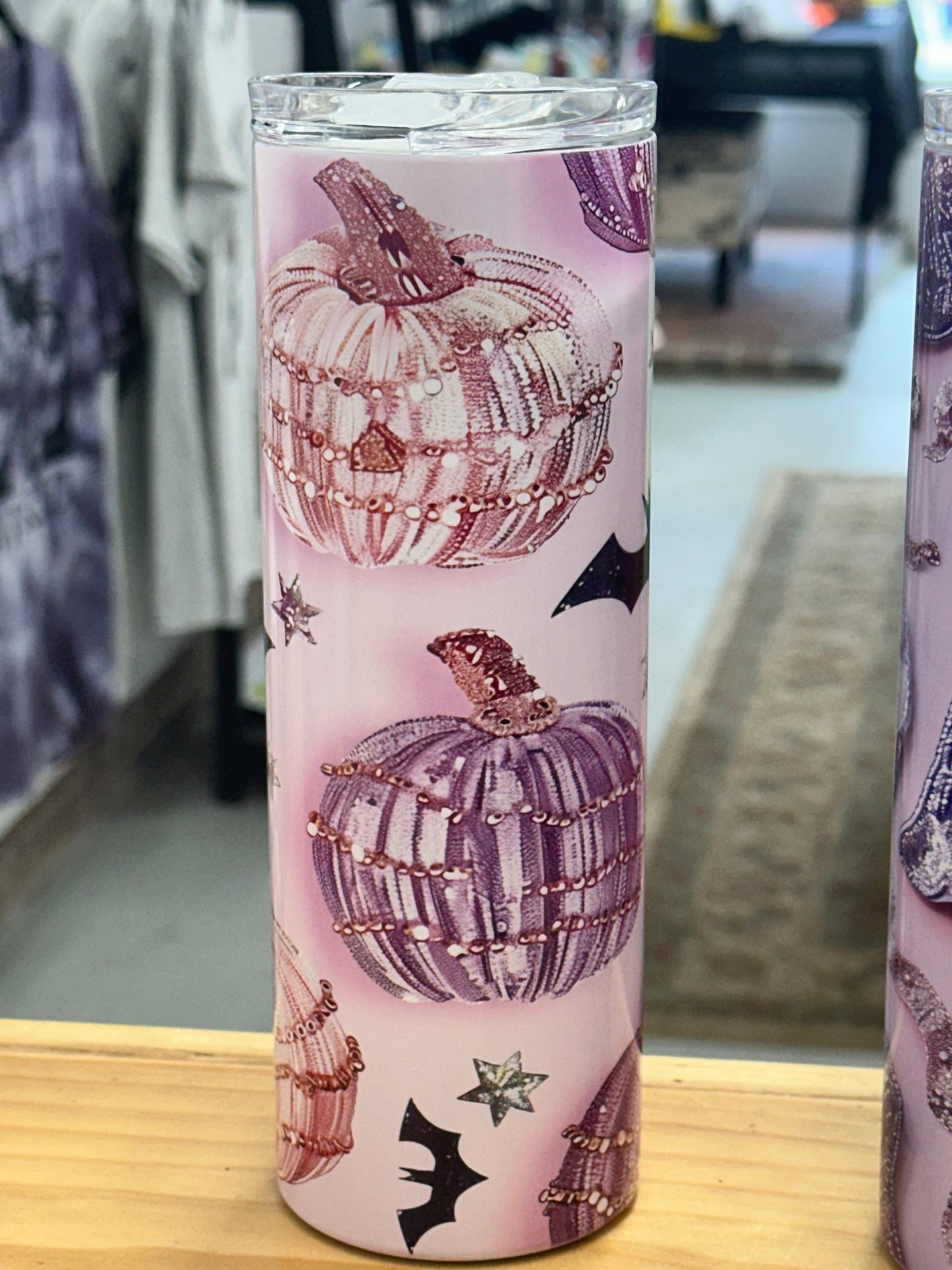 20oz. Tumbler Sparkly Halloween Pumpkin